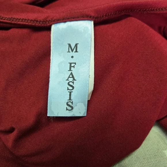 M FASIS | Lavish Cinch Side Tank Top in Red sz 1X - Picture 8 of 10